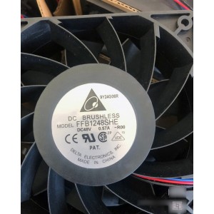 Delta FFB1248SHE FFB1248SHE-R00 48V 0.57A 3wires Cooling Fan - New