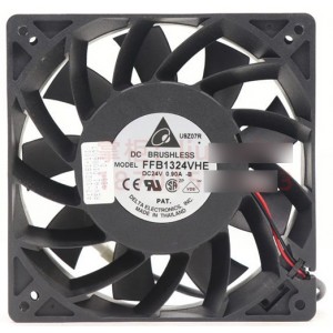 DELTA FFB1324VHE-B, FFB1324VHE 24V 0.9A 2wires Cooling Fan