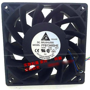 Delta FFB1348SHE-WK21 48V 0.68A 4wires Cooling Fan