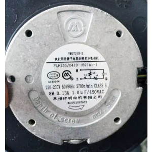 Ebmpapst FLH133/041D-1821A1-1 220-230V 0.13A 8W 4wires Cooling Fan