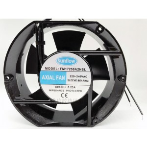 SUNFLOW FM17250A2HSL 220V 0.23A 2wires Cooling Fan