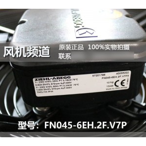 ZIEHL-ABEGG FN045-6EH.2F.V7P 230V 0.82A 0.18kW Cooling Fan