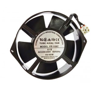 Commonwealth FP-108C S1B 240V 46/40W 2wires Cooling Fan 