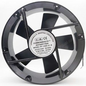 Commonwealth FP-108K-S1-B (FP-108K S1-B) 220/240V 0.38A/0.39A 49W/50W Cooling Fan - Original New