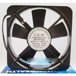 COMMONWEALTH FP-108KS-S1-B 220/240V 0.38/0.39A 49/50W 2wires Cooling Fan