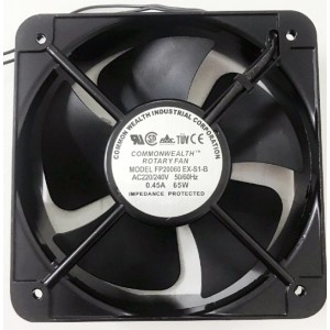 COMMONWEALTH FP-20060EX-S1-B FP20060EX-S1-B 220/240V 0.45A 58W Cooling Fan