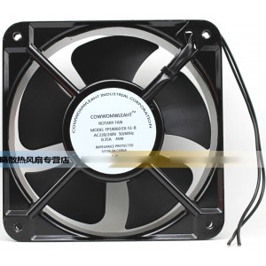 COMMONWEALTH FP18060EX-S1-B 220/240V 0.45A 65W 2wires Cooling Fan