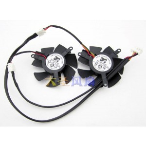 ARX FS1250-A1053A 12V 0.19A 3wires Cooling Fan