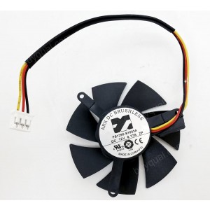 ARX FS1250-S1033A 12V 0.17A 3wires 4wires Cooling Fan 