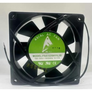 AXIAL FSA1225H11L2S 100-125V 0.17A 2wires Cooling Fan 