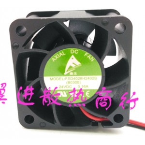 FENGSHENG FSD4028H2402B 24V 0.16A 1wires Cooling Fan