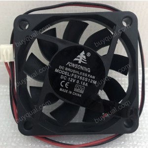 FONSONING FSY65S12M 12V 0.18A 2wires Cooling Fan