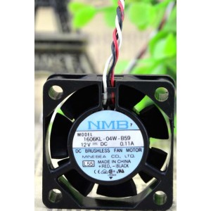 NMB 1606KL-04W-B59 12V 0.11A 3wires Cooling Fan
