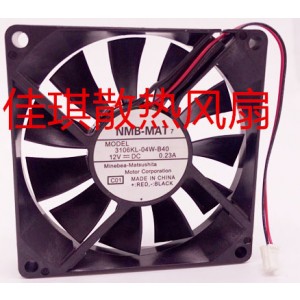 NMB 3106KL-04W-B40 12V 0.23A 2wires Cooling Fan
