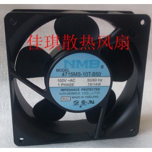 NMB 4710MS-10T-B50 100V 0.25A 15/14W Cooling Fan