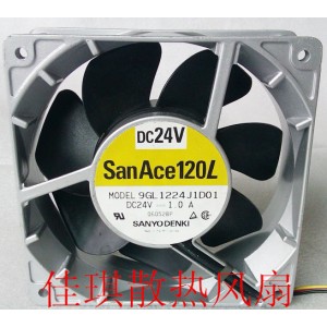 Sanyo 9GL1224J1D01 24V 1A 3wires Cooling Fan