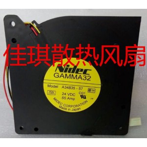 Nidec A34835-57 24V 0.65A 3wires Cooling Fan