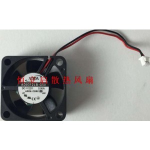 ADDA AD3505DB-G50 5V 0.06A 2wires Cooling Fan