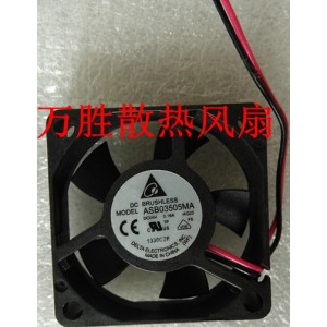 DELTA ASB03505MA 5V 0.16A 0.8W 2wires Cooling Fan
