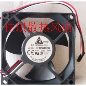 DELTA EFB0848SH EFB0848SH-R00 48V 0.09A 2wires 3wires Cooling Fan