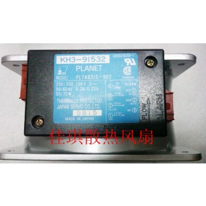 SERVO KH3-91532 200V PL74B31S-902 0.26/0.23A 55/70W Cooling Fan