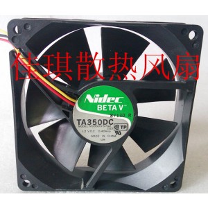 Nidec M33503-57G2 12V 0.4A 3wires Cooling Fan