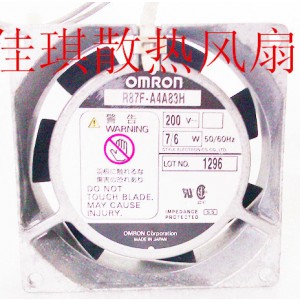 Omron R87F-A4A83H 200V 7/6W 2wires Cooling Fan