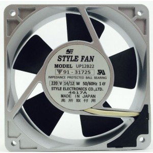 STYLE UP12B22 UP12B22-T 220V 14/12W Cooling Fan
