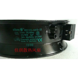 Ebmpapst W2E143-AA15-28 115V 24/26W Cooling Fan