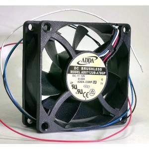 ADDA AD0712UB-A7BGP 12V 0.42A 4wires cooling fan