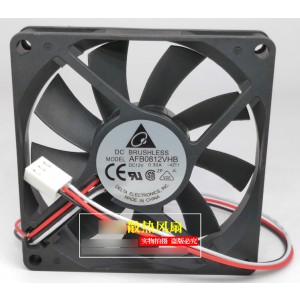 DELTA AFB0812VHB 12V 0.3A 2wires 3wires Cooling Fan - Picture need