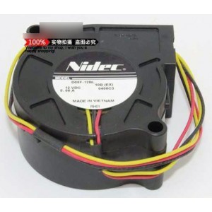 Nidec D05F-12BL 12V 0.06A 3wires Cooling Fan