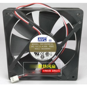 AVC DA12025B12L 12V 0.30A 3wires 4wires cooling fan - Picture need
