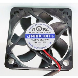 JAMICON KF0510S2H-R 24V 1.1W 2wires cooling fan