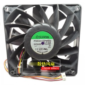 SUNON PSD2412PMB2 24V 15W 5wires Cooling Fan