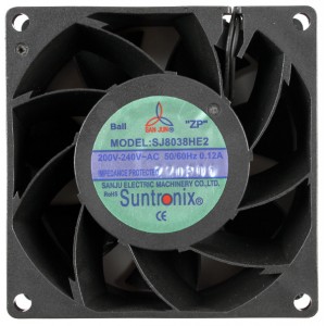 SANJUN SJ8038HE2 200V 0.05A 2wires Cooling Fan