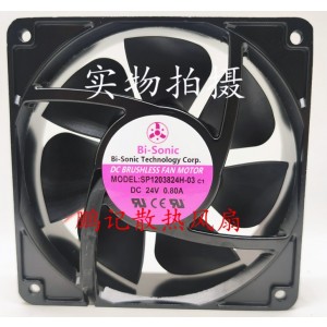 BI-Sonic SP1203824H-03 24V 0.80A Cooling Fan