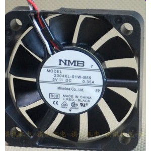 NMB 2004KL-01W-B59 -B00 5V 0.35A 3wires cooling fan