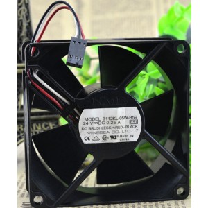 NMB 3112KL-05W-B59 24V 0.25A 3wires Cooling Fan