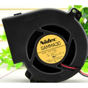 Nidec A34123-55 12V 0.46A 2 Wires Cooling Fan 