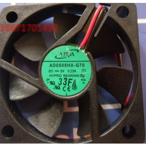ADDA AD0505HX-G70 5V 0.23A 2wres Cooling Fan 