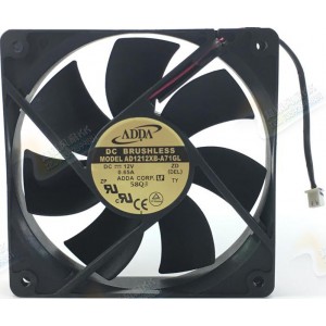 ADDA AD1212XB-A71GL 12V 0.65A 2 Wires Cooling Fan 