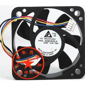 DELTA ASB0405LA 5V 0.12A 4 Wires Cooling Fan 