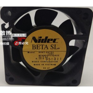 Nidec D06T-24TS1 24V 0.15A 3wires Cooling Fan