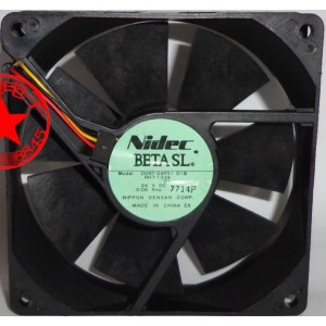 Nidec D09T-24PS1 24V 0.06A 3 Wires Cooling Fan 