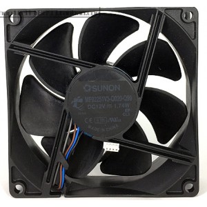 SUNON MF92251V3-Q020-Q99 12V 1.74W 4 Wires Cooling Fan 