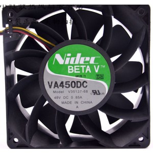 Nidec V35137-68 48V 0.85A 3wires Cooling Fan 