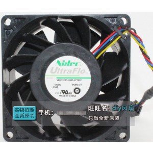 Nidec V80E12BS1NB5-07T092 12V 4.54A 4 Wires Cooling Fan 