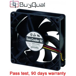 Sanyo 9A0912G401 12V 0.39A 2wires Cooling Fan