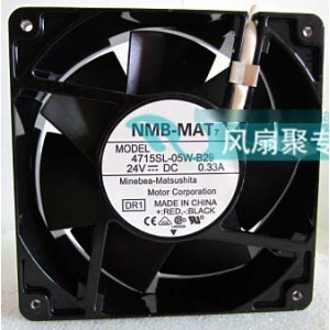 NMB 4715SL-05W-B29 -DR1 -UR1 24V 0.33A 3wire cooling fan - Picture need